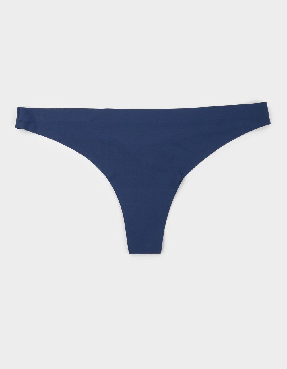 FULL TILT Micro Lasercut Thong - NAVY Product Image