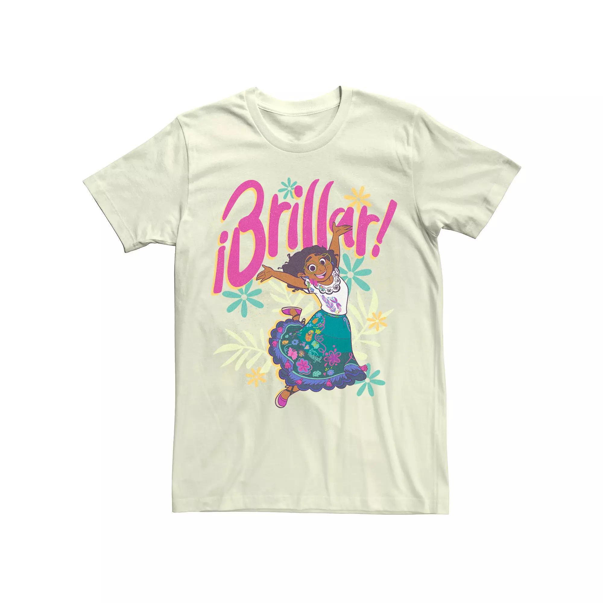 Disney's Encanto Brillar Mirabel Madrigal Flower Dress Men's Tee, Size: Medium, Natural Product Image