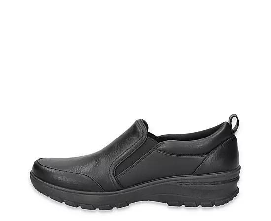 Easy Works by Easy Street Garland Slip-Resistant Flat Shoes, Women's, Size: 6 Wide, Black Product Image