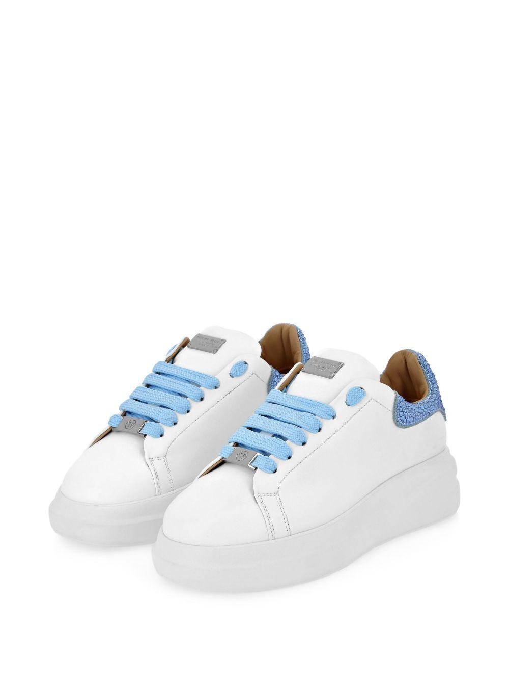 crystal-detail platform sneakers Product Image