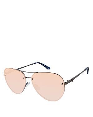 Kurt Geiger London Aviator Sunglasses, 60mm Product Image