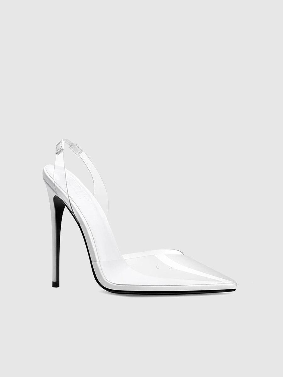 Macallan Slingback Pump - Lambo White Product Image