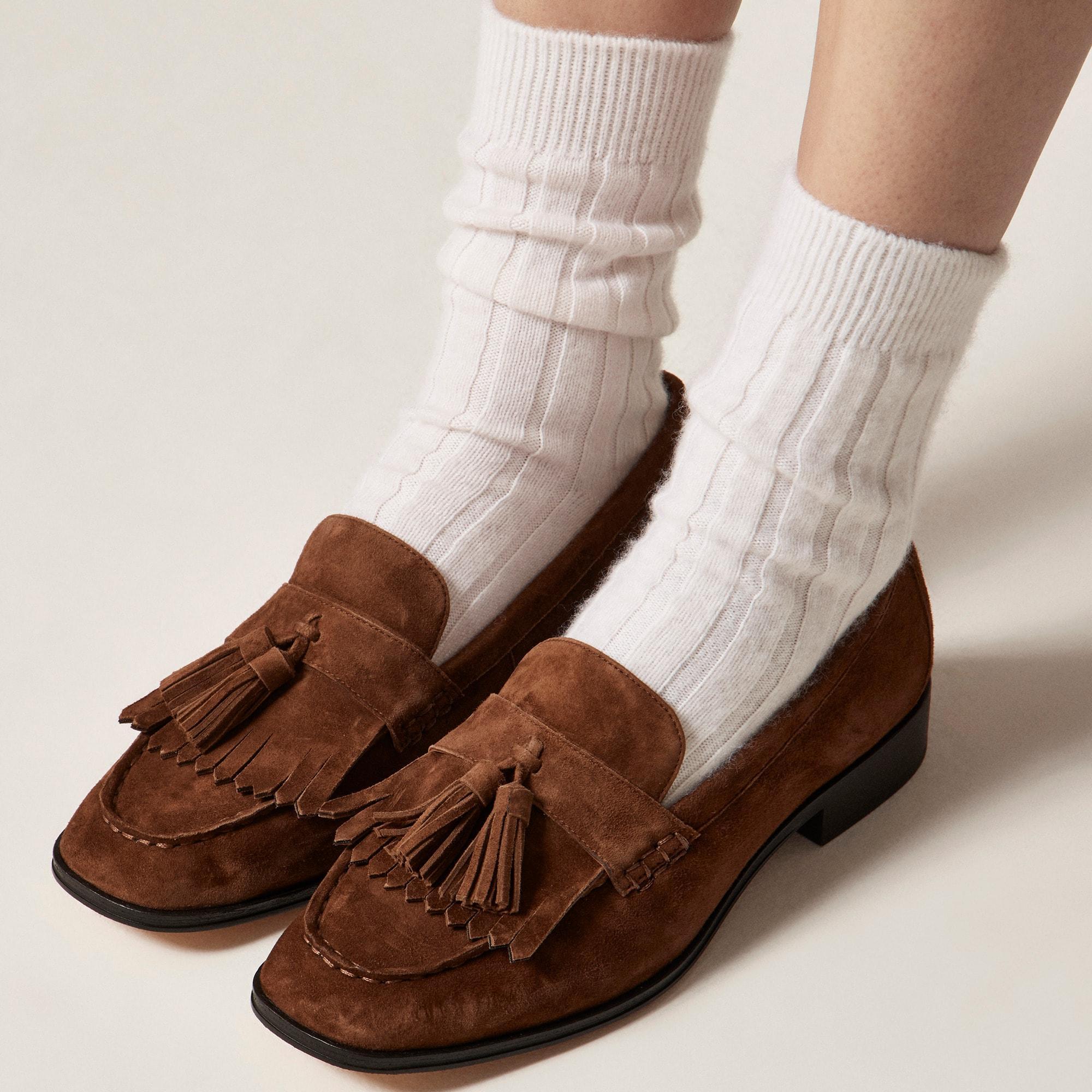 Maison tassel loafers in suede Product Image