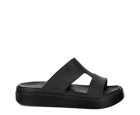 Crocs Getaway Women's Platform H-Strap Sandals, Size: 5, Black Product Image