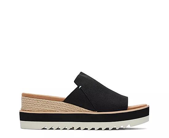 Toms Womens Diana Mule Platform Wedge Sandals Product Image