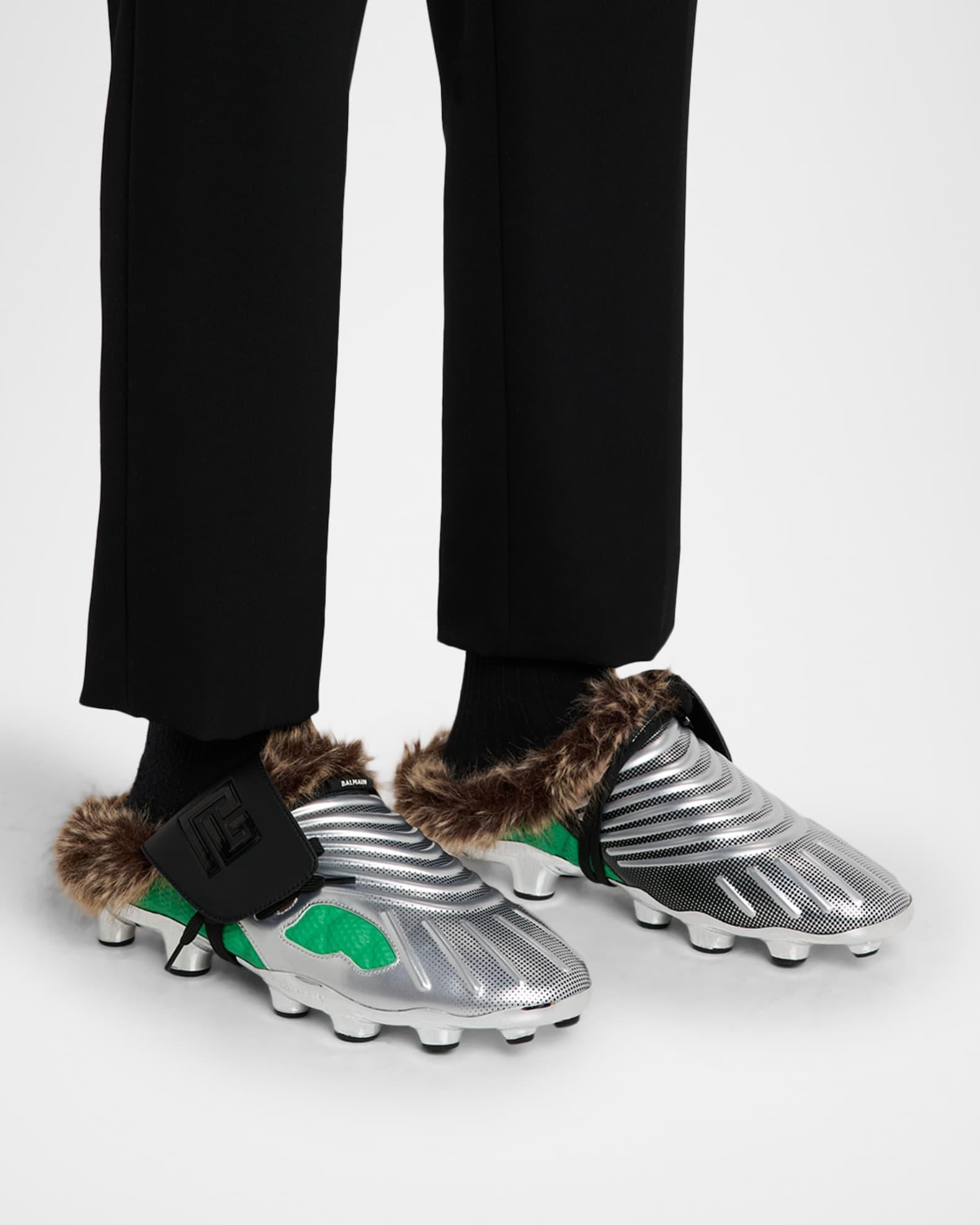 Men's Half Time Faux Fur-Lined Mules Product Image