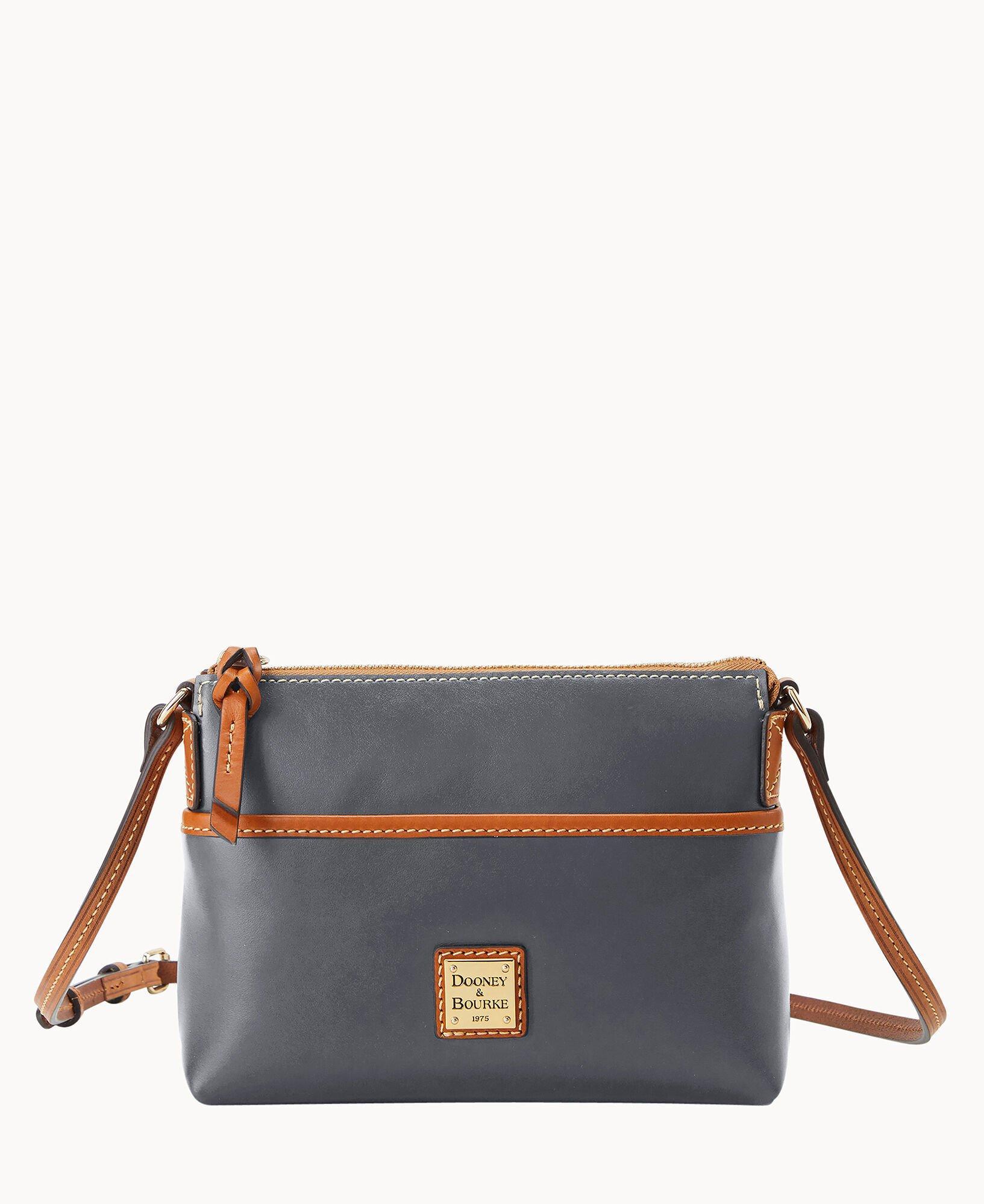 Dooney & Bourke Womens Wexford Leather Katie Crossbody Bag in Slate Product Image