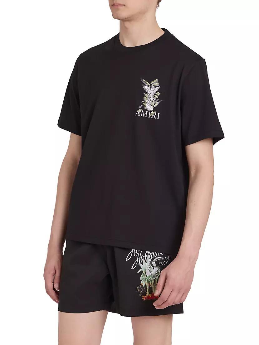 Mens Garden Cotton Crewneck T-Shirt Product Image