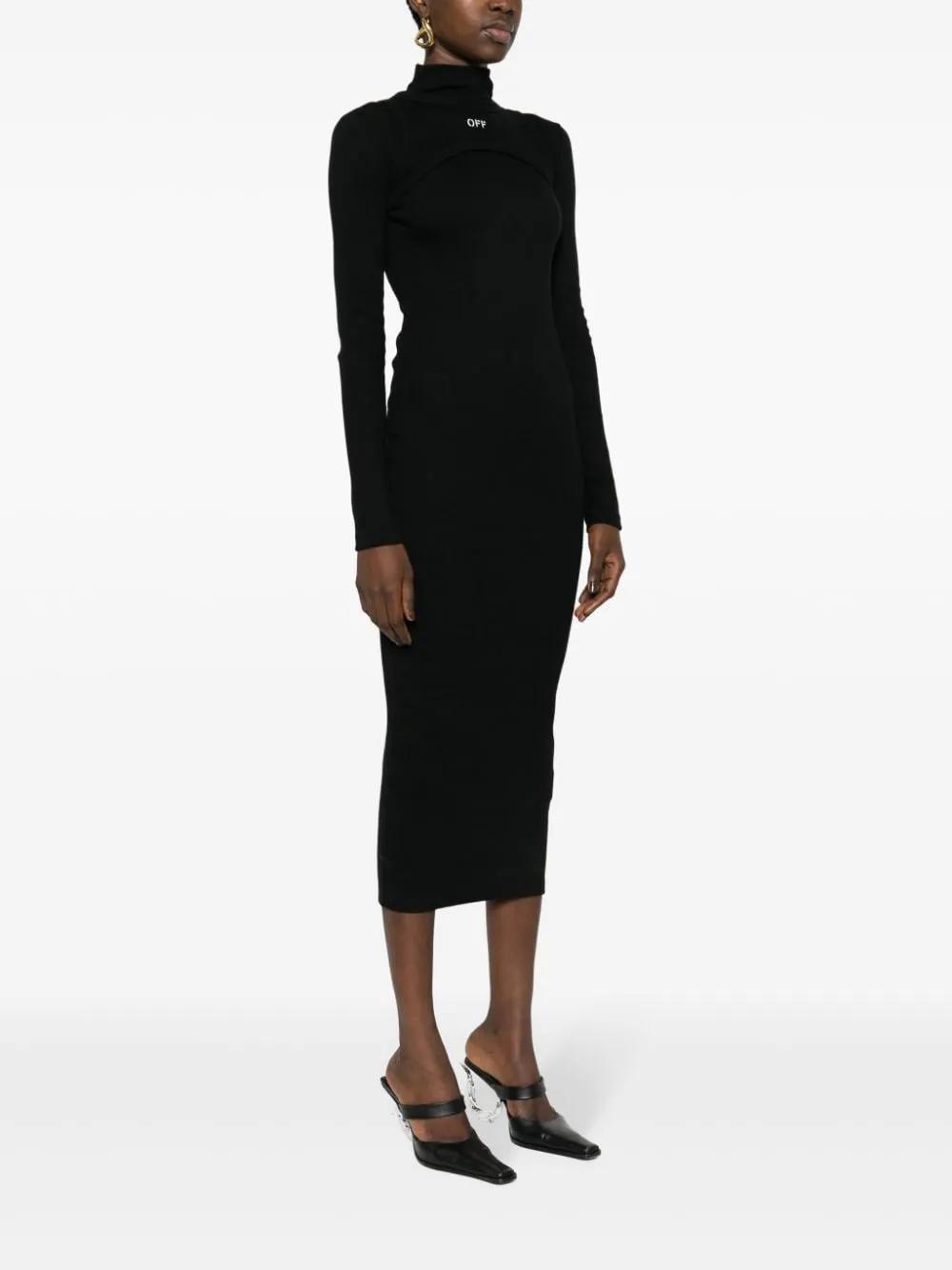 Off Stamp Rib Round dress Product Image