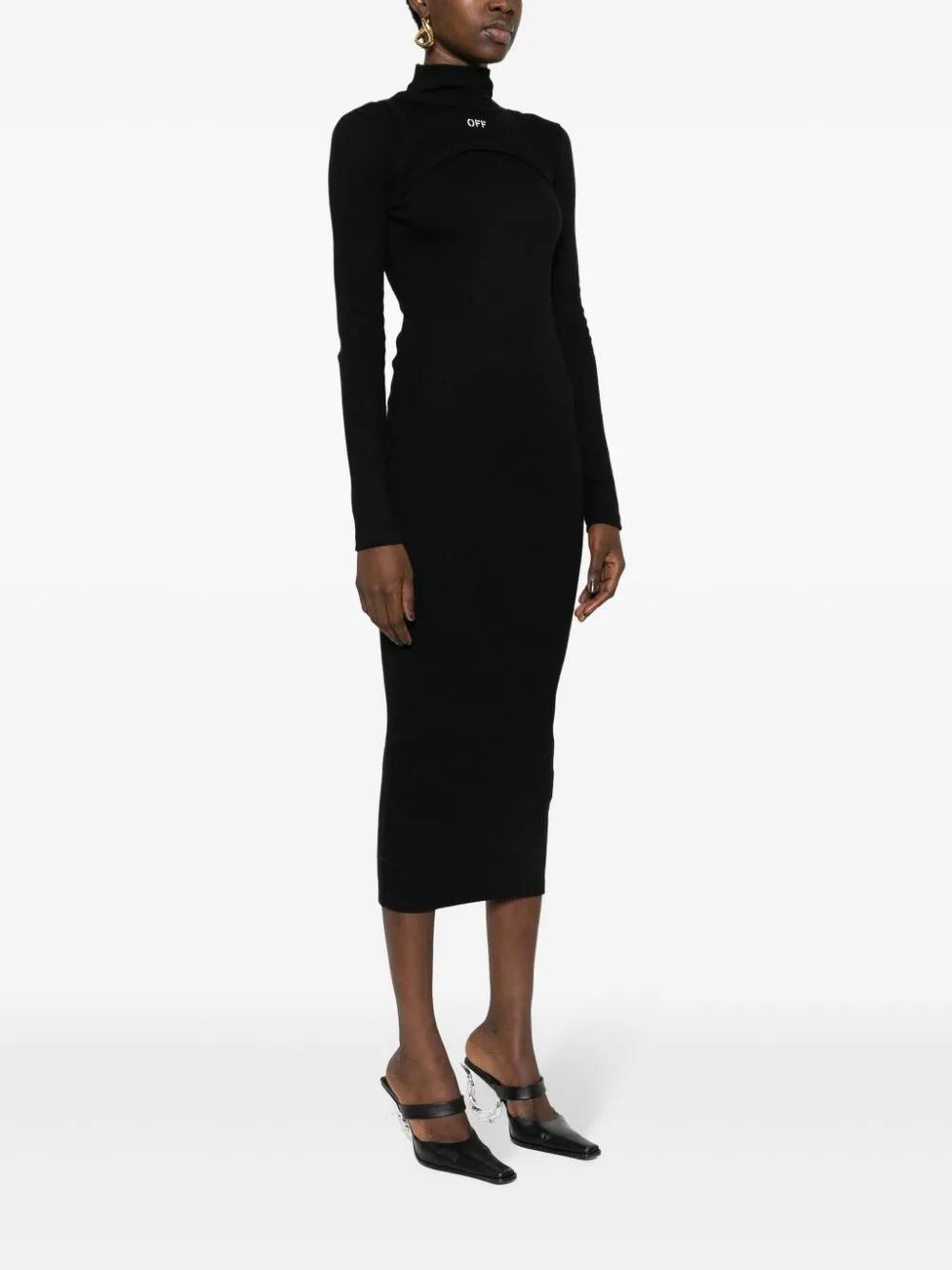 Off Stamp Rib Round dress Product Image