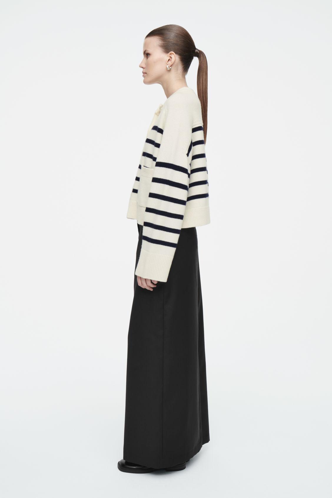 WOOL CREW-NECK CARDIGAN Product Image
