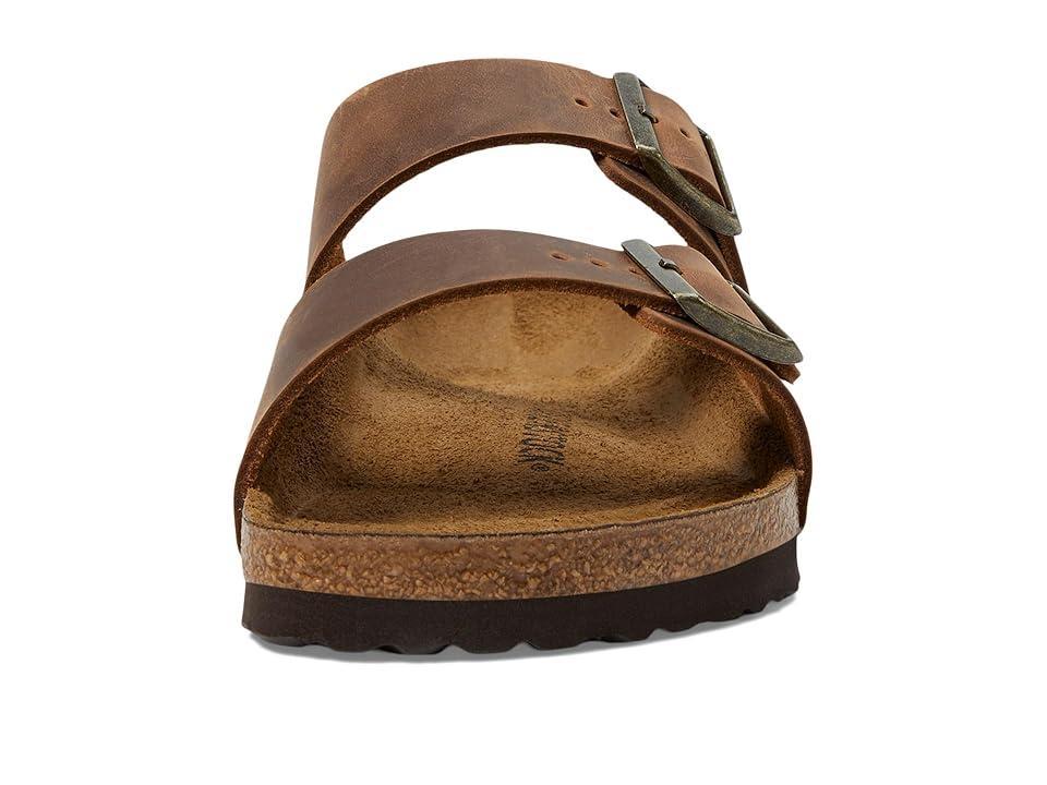 Birkenstock Arizona - Oiled Leather (Cognac) Men's Sandals Product Image