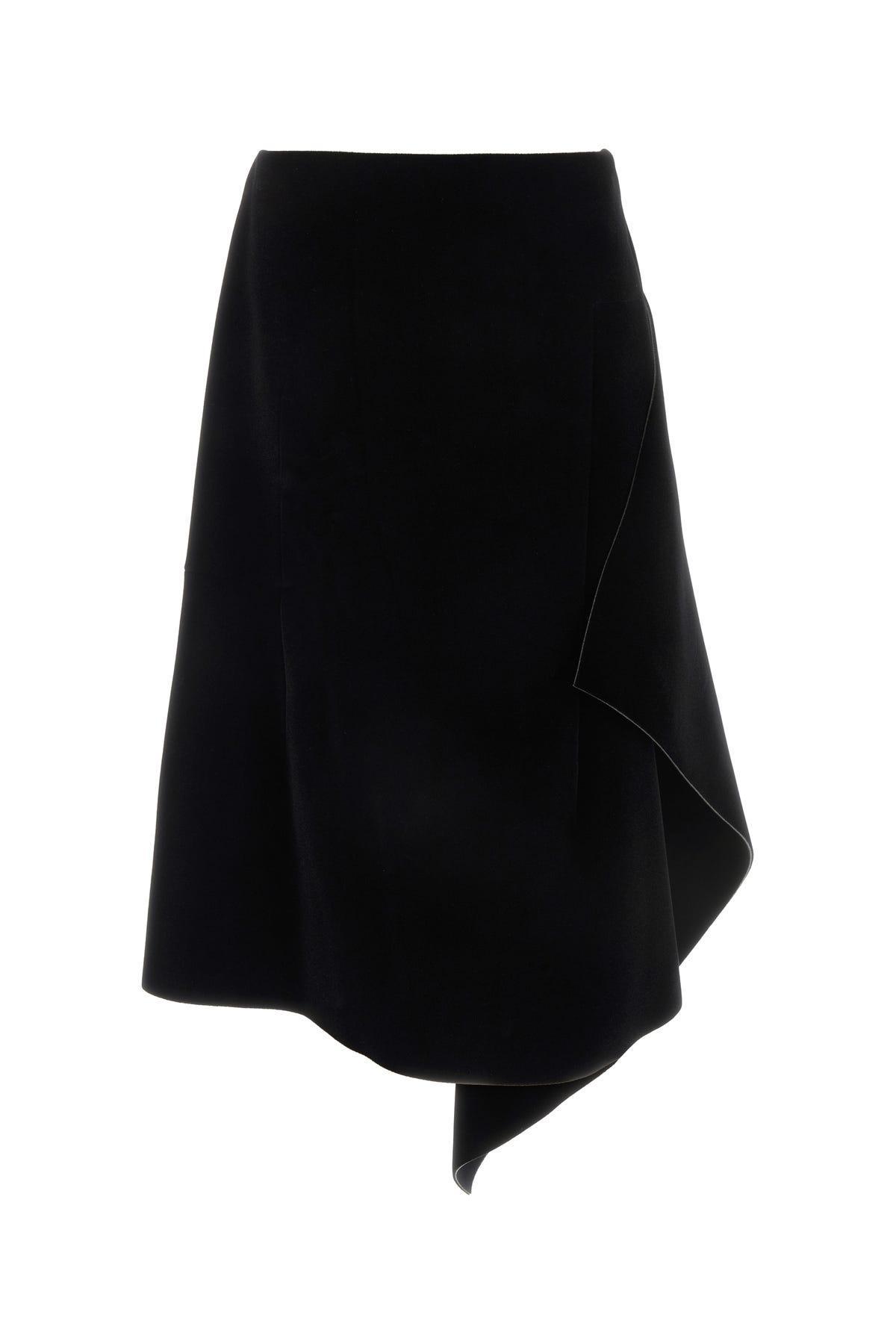 Asymmetric Skirt In Black Product Image