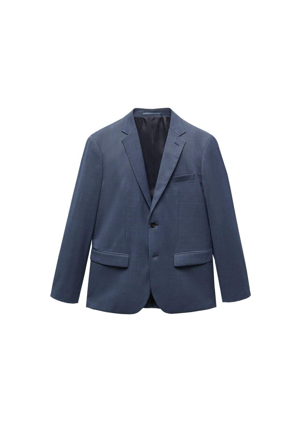 Mango Mens Super Slim-Fit Stretch Fabric Suit Blazer Product Image