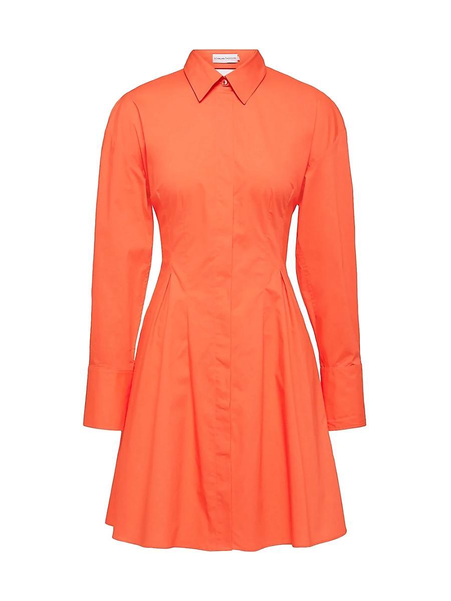Womens Parachute Cut-Out Mini-Shirtdress Product Image