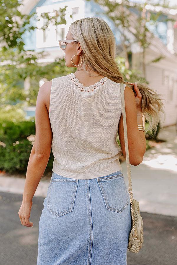 Coastal Charisma Knit Top Product Image