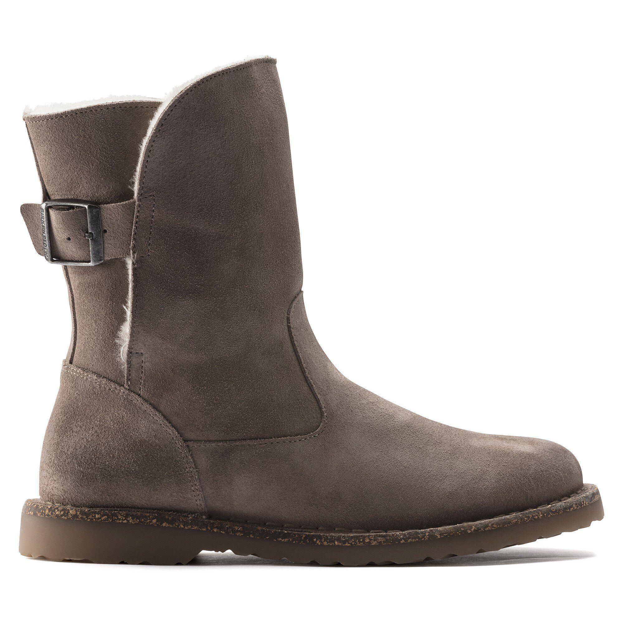Uppsala Shearling Suede Leather Black Product Image