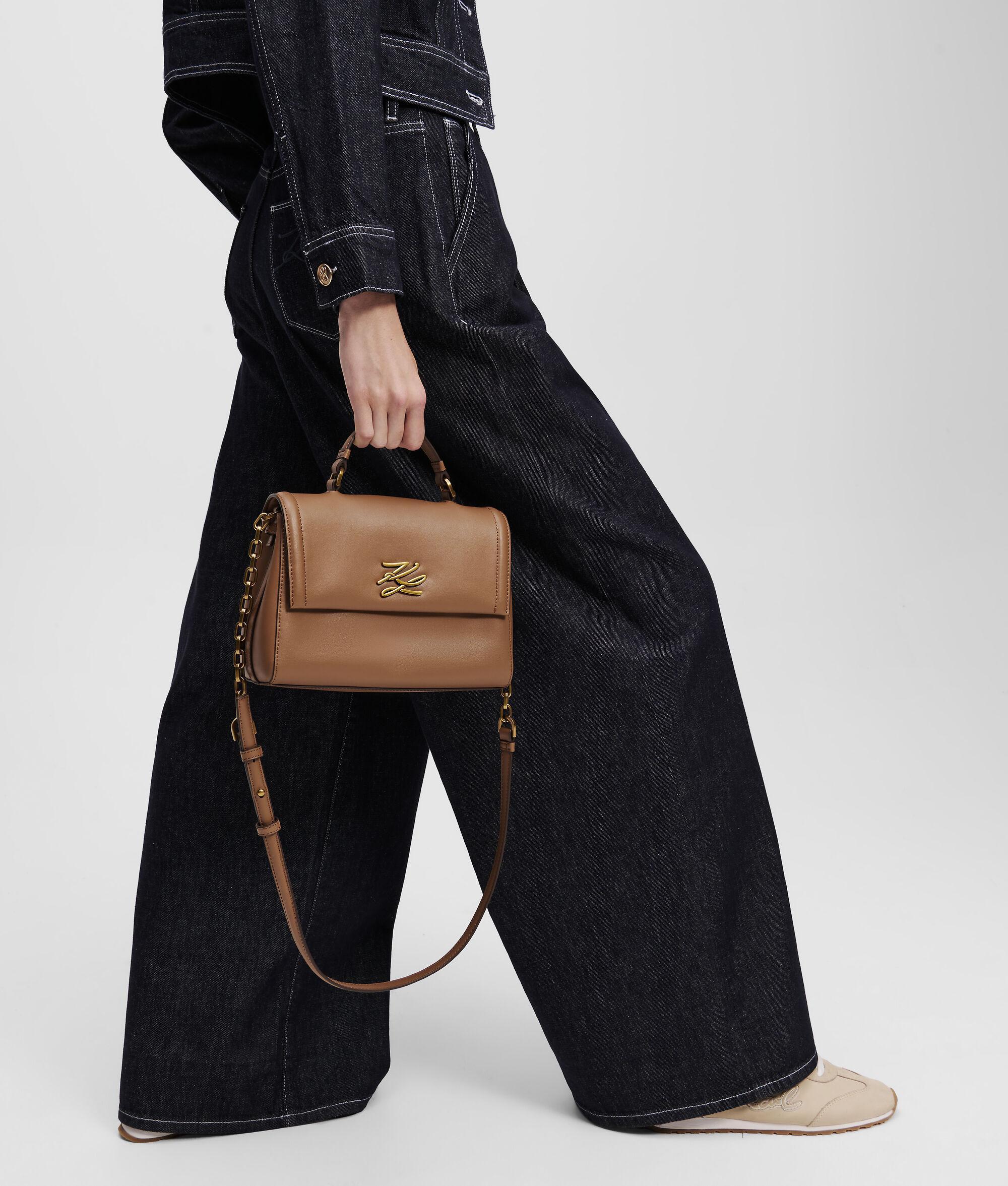 K/AUTOGRAPH TOP-HANDLE CROSSBODY BAG Product Image