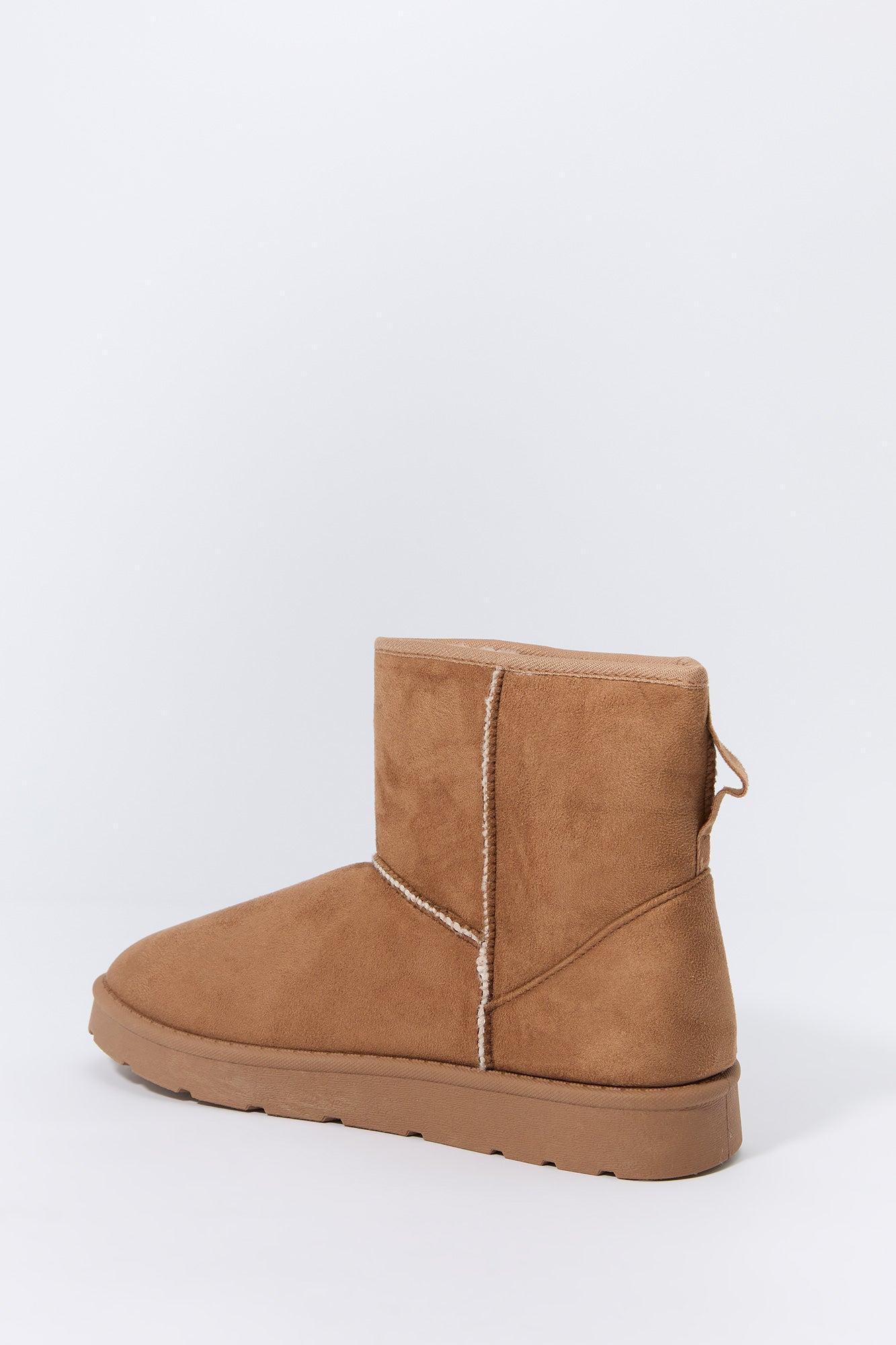 Faux Suede Ankle Booties Female Product Image
