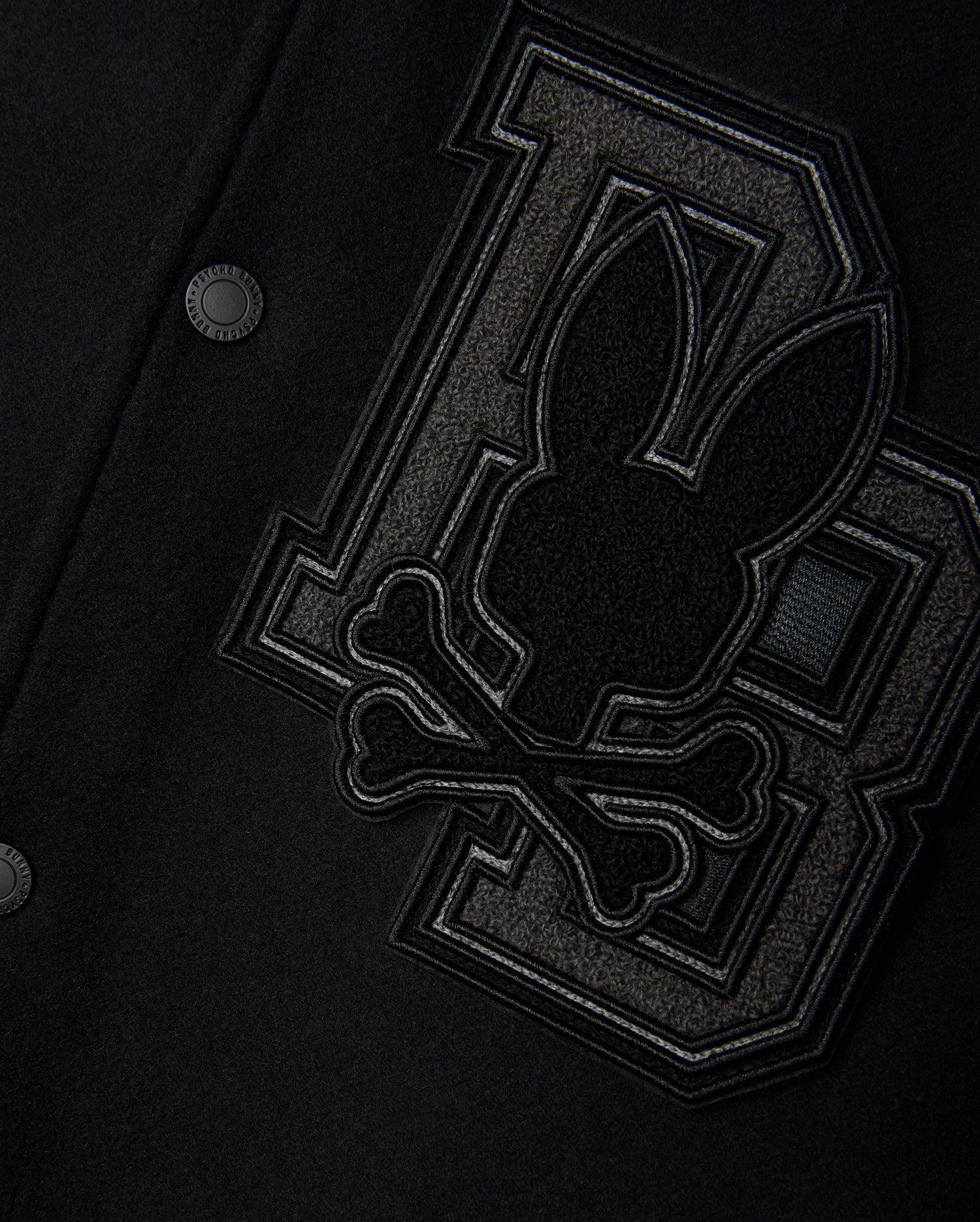 MENS BRAYDEN WOOL LEATHER VARSITY BOMBER - B6J876D200 Product Image