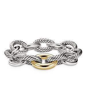 David Yurman Oval Chain Extra-Large Link Bracelet with Gold Product Image