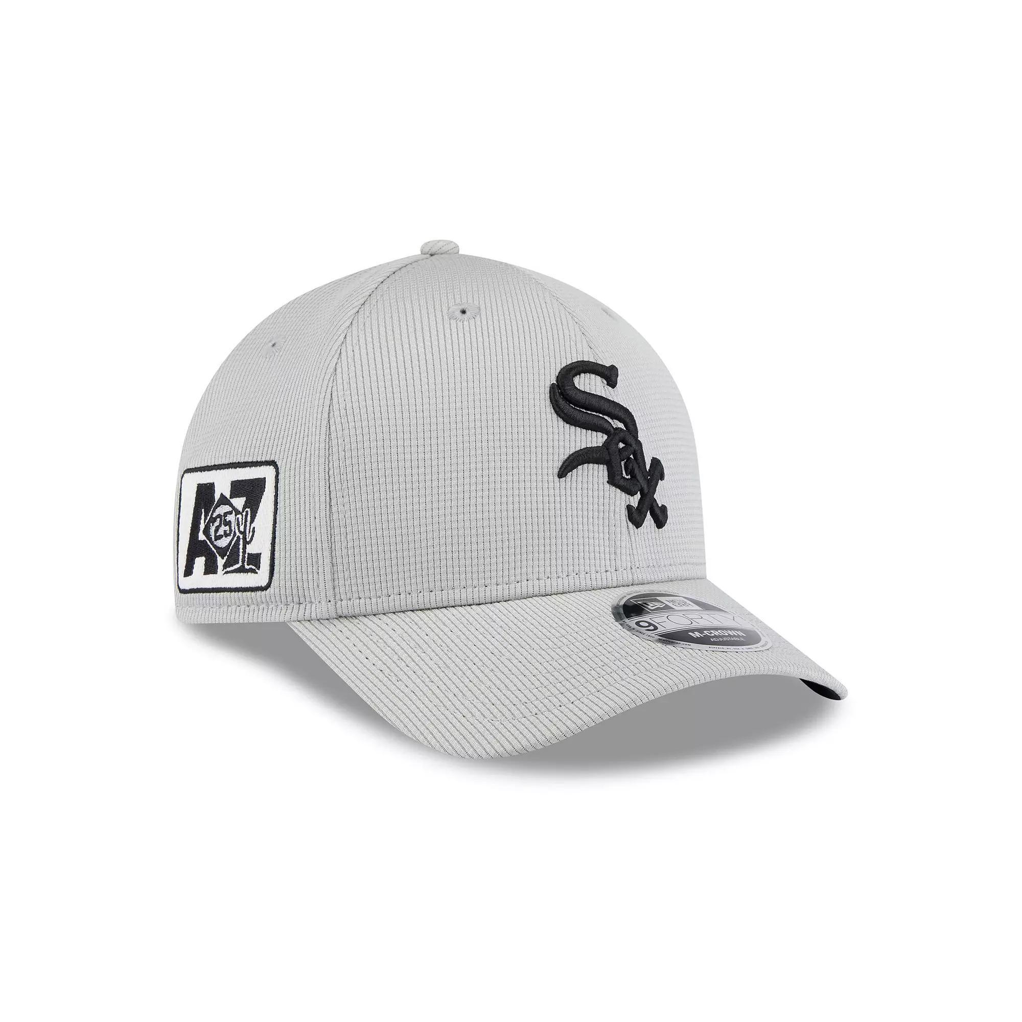 Men's New Era  Gray Chicago White Sox 2025 Spring Training 9FORTY Adjustable Hat, Grey Product Image