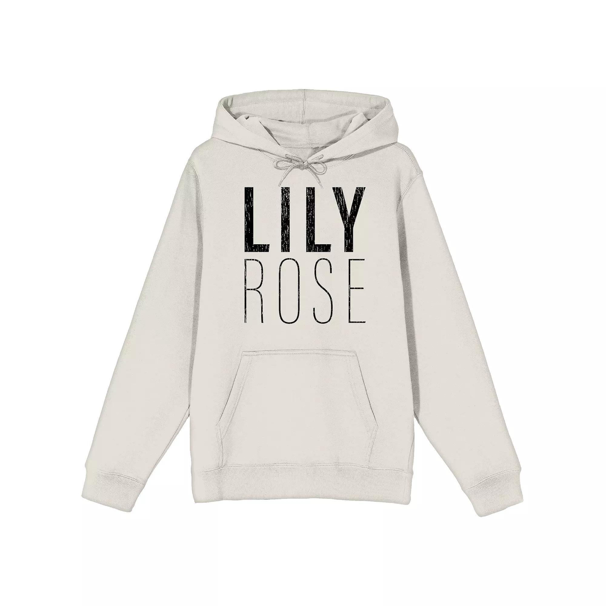 Men's Lily Rose Logo Graphic Hoodie, Size: XL, Off White Product Image