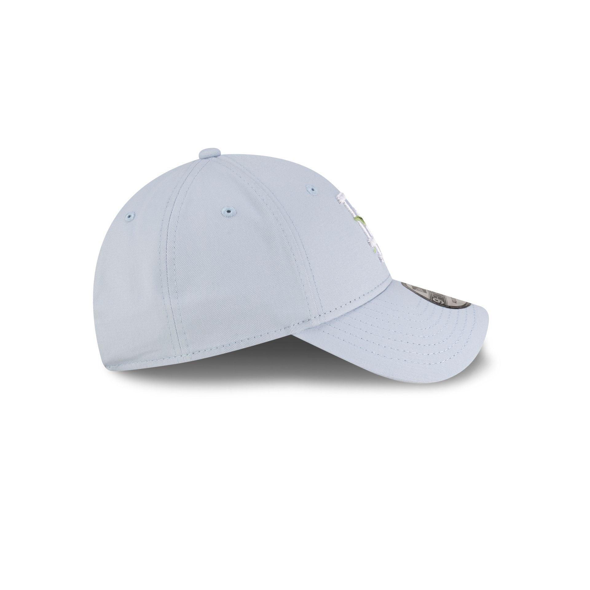 Los Angeles Dodgers Floral Pastel Blue 9FORTY Adjustable Hat Male Product Image