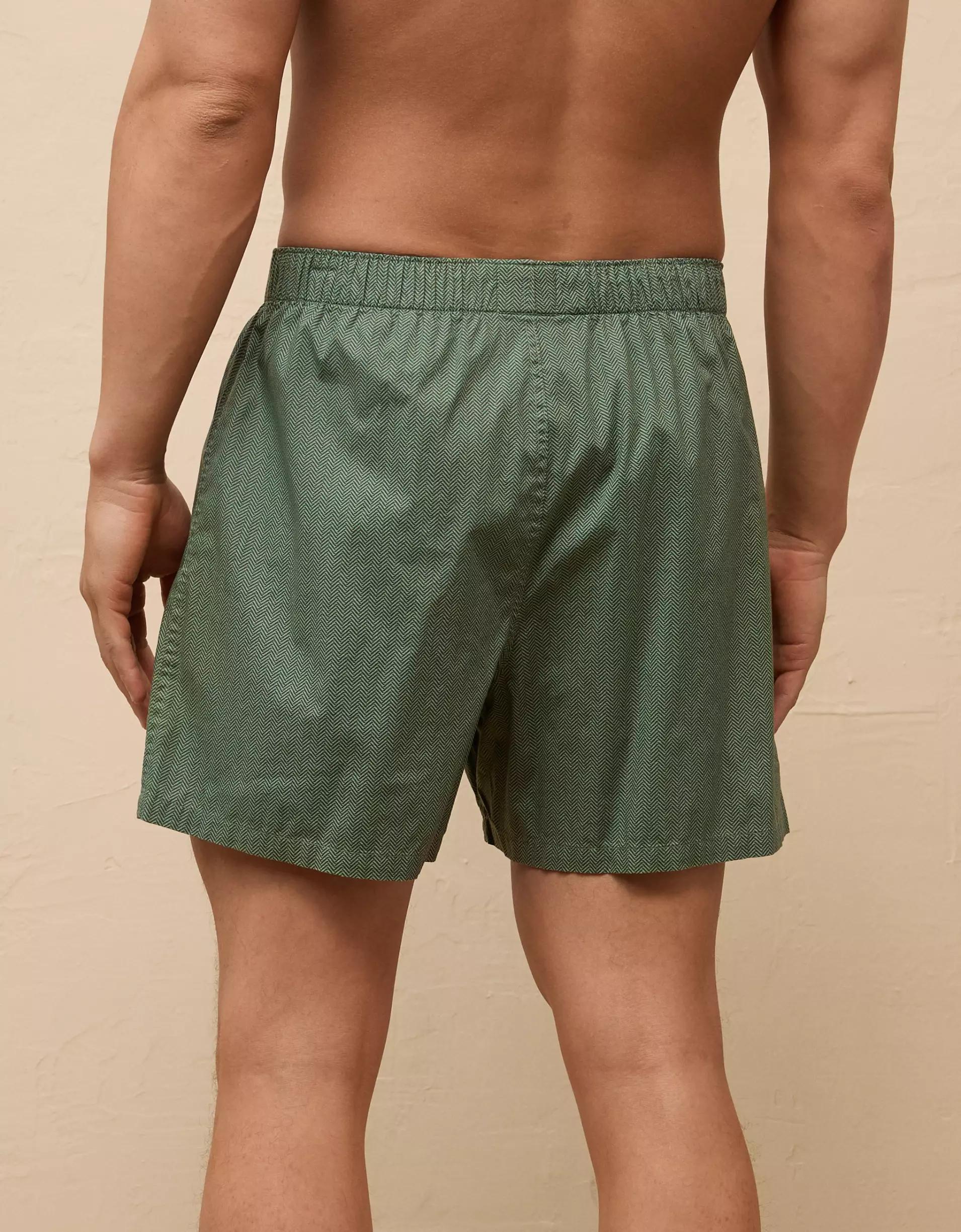 AEO Men's Plaid Stretch Boxer Short Product Image