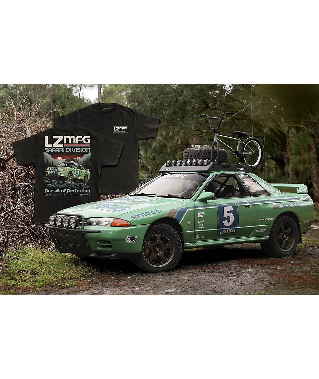 LZMFG Safari Division GTR Black T-Shirt Product Image