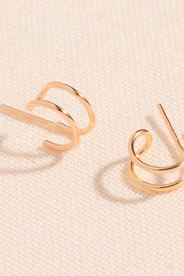 Double Hoop Earring - Small Product Image