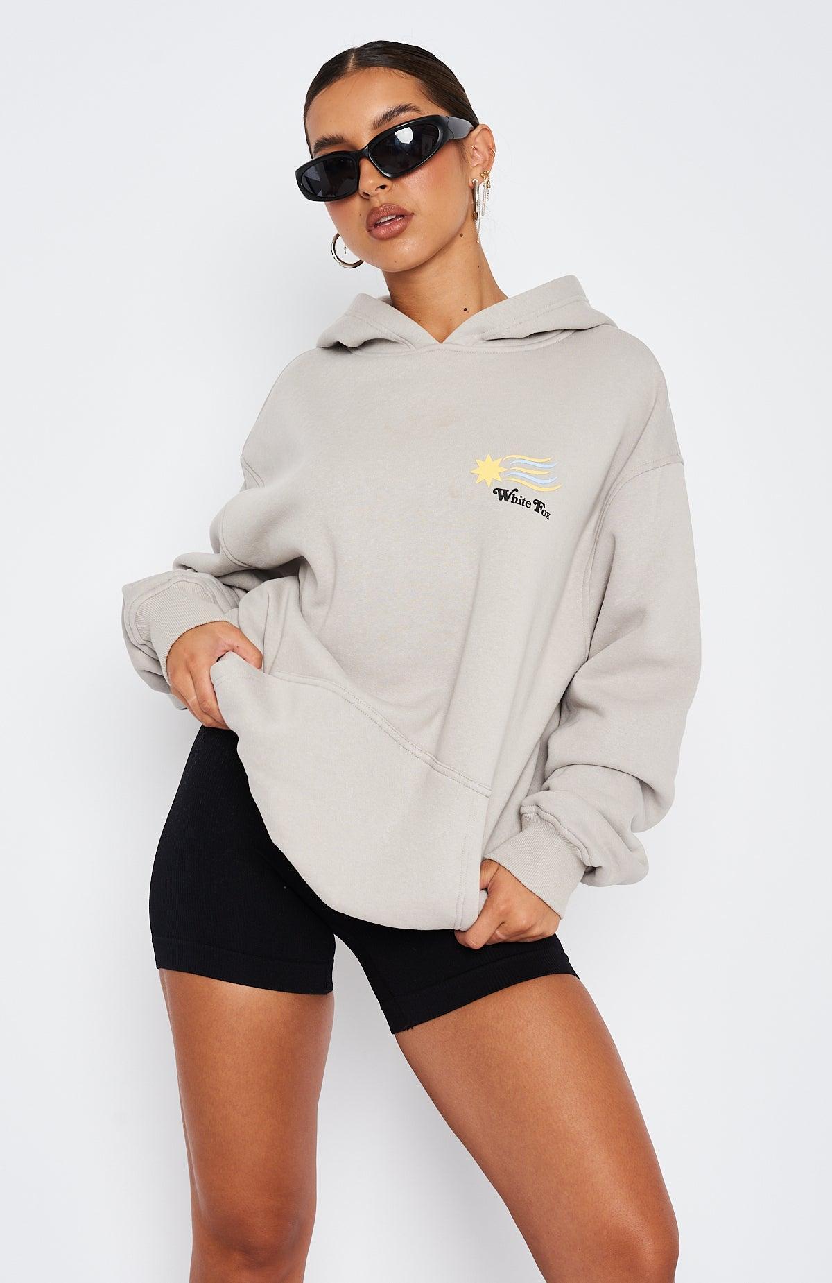 To The Moon Oversized Hoodie Lunar Product Image