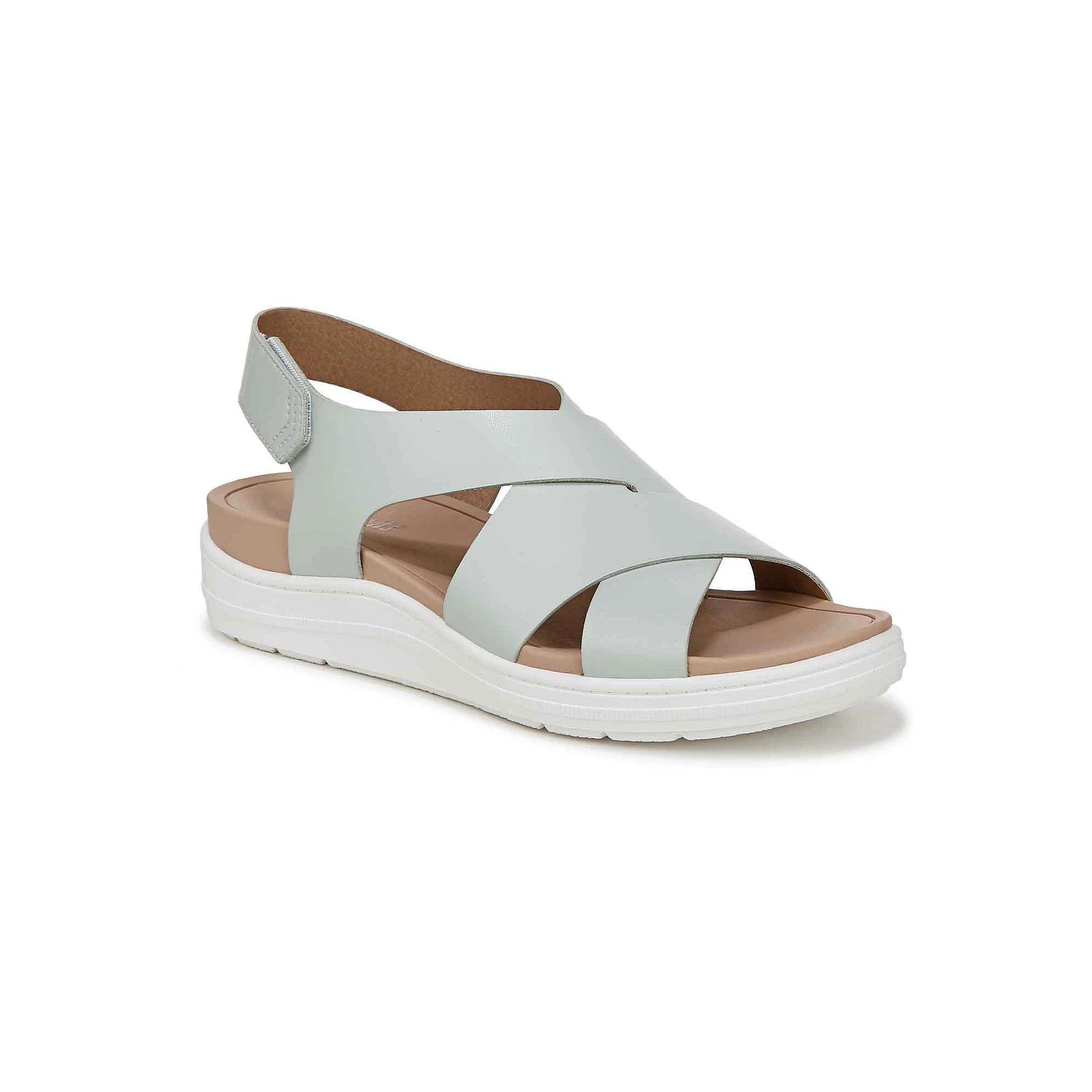 Dr. Scholl's Time Off Sea Women's Strappy Sandals, Size: 8, Ocean Green Product Image