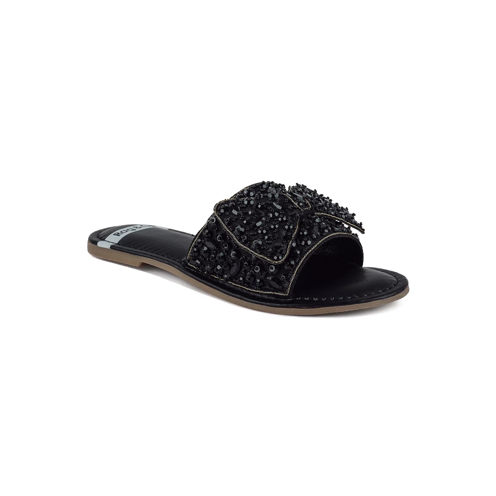 Rag & Co Pipa Women's Sandals, Size: 8, Black Product Image