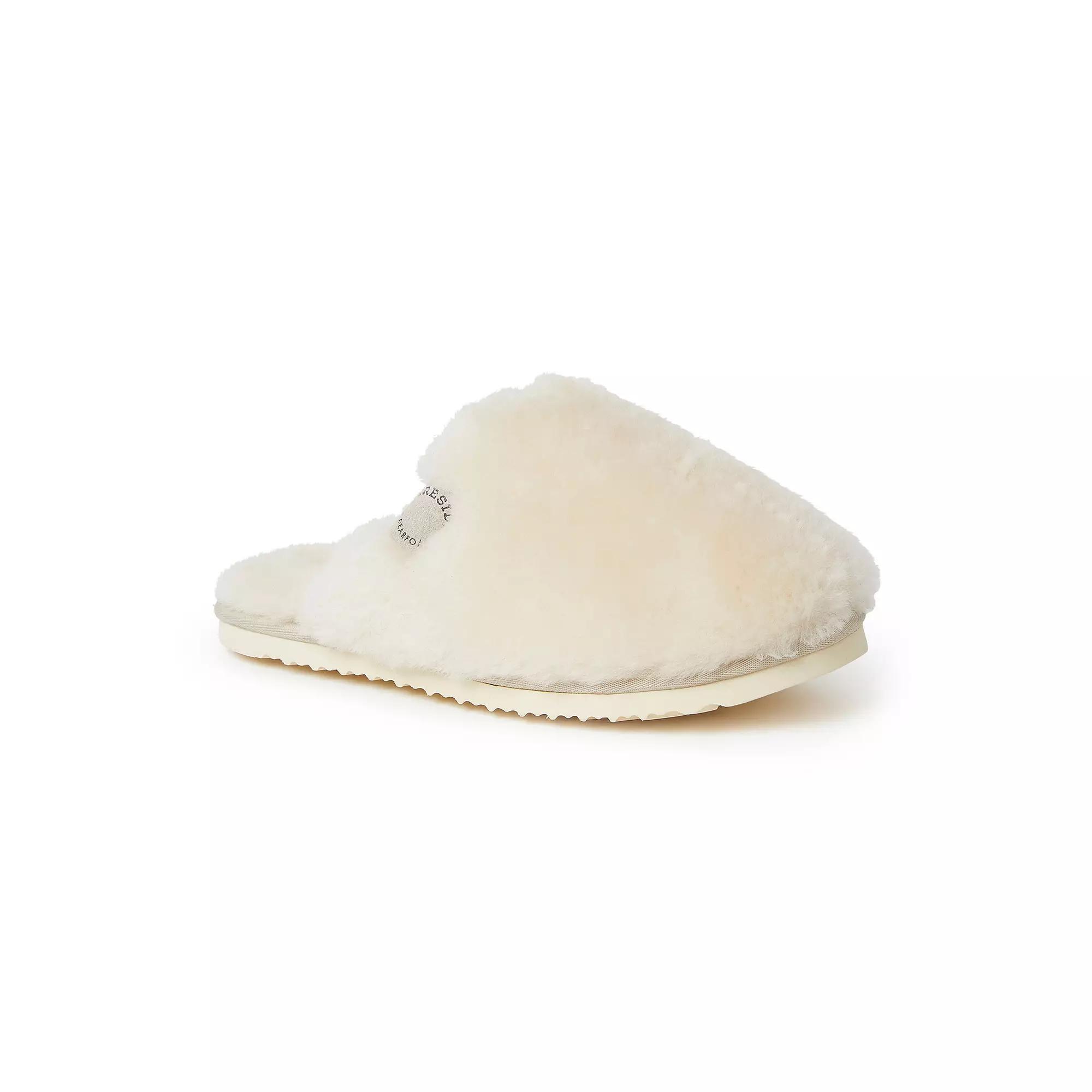 Fireside by Dearfoams Shelly Beach Scuff Women's Slippers, Size: 10, Flintstone Product Image