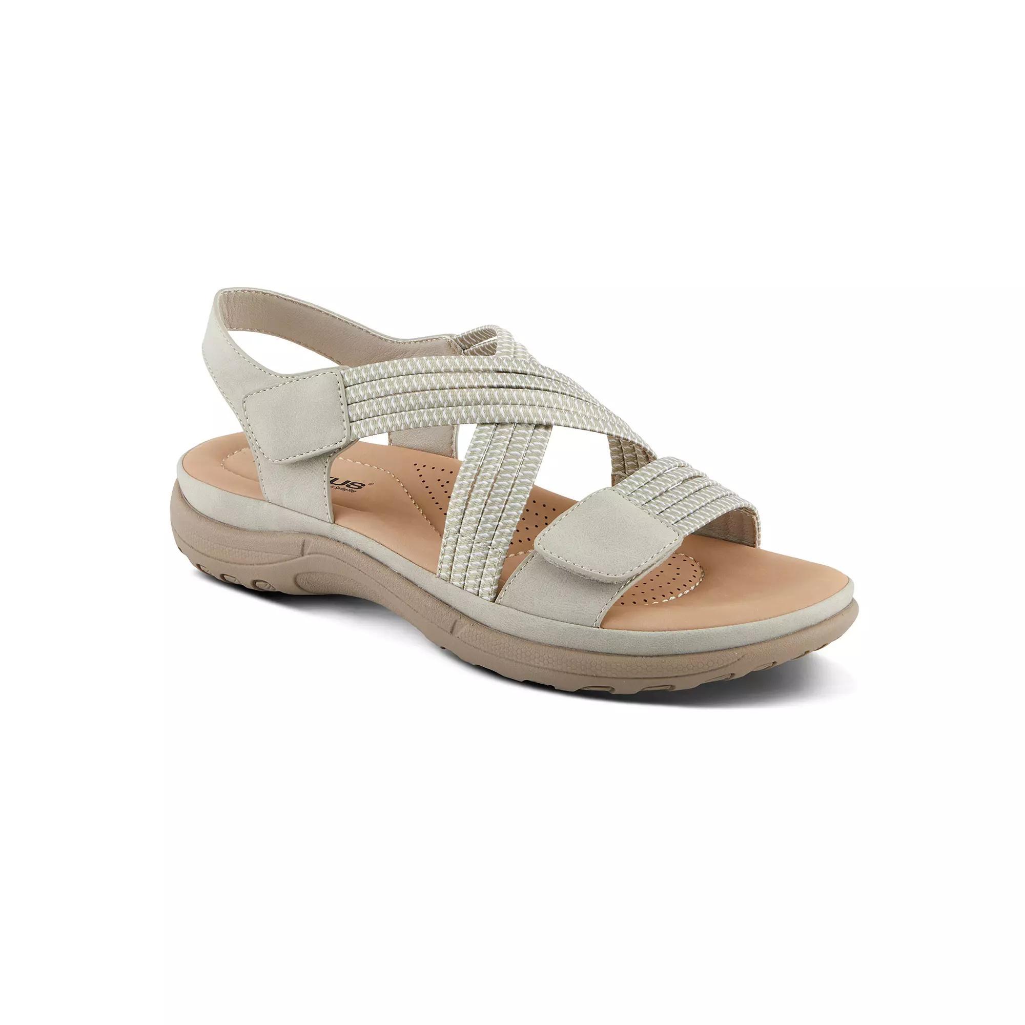 Flexus by Spring Step Crossbeam Women's Sport Sandals, Size: 41, Light Gray Product Image
