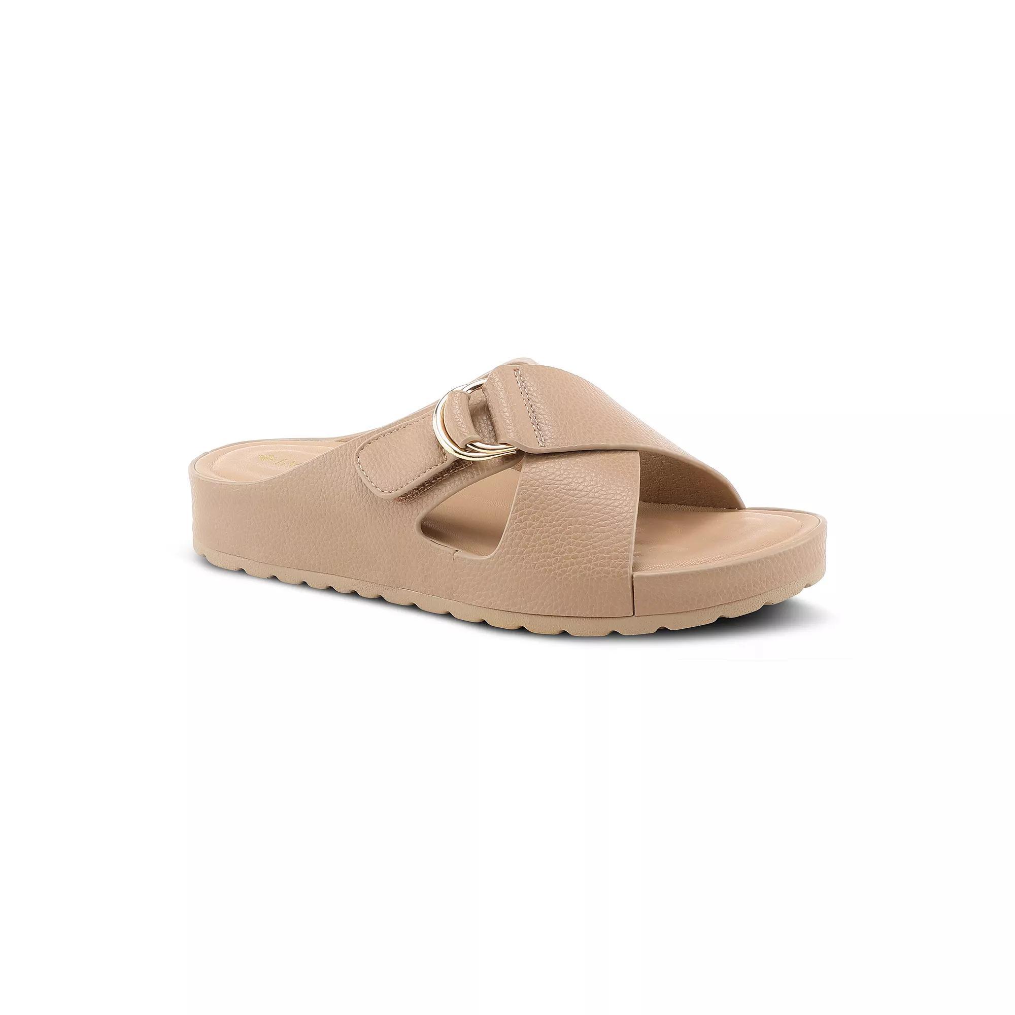 Patrizia Rutha Women's Slide Sandals, Size: 39, Beige Product Image