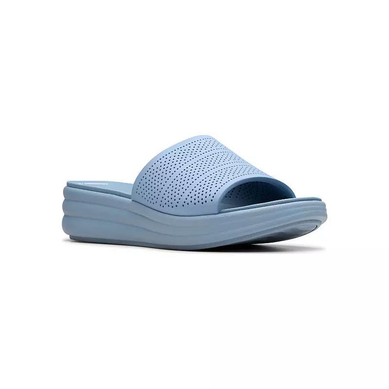 Clarks® Drift Twist Women's Sandals, Size: 6, Light Blue Product Image