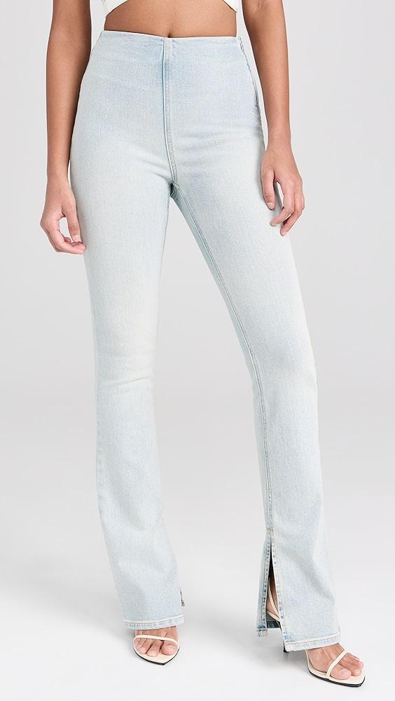 EB Denim Split Hem Jeggings | Shopbop Product Image