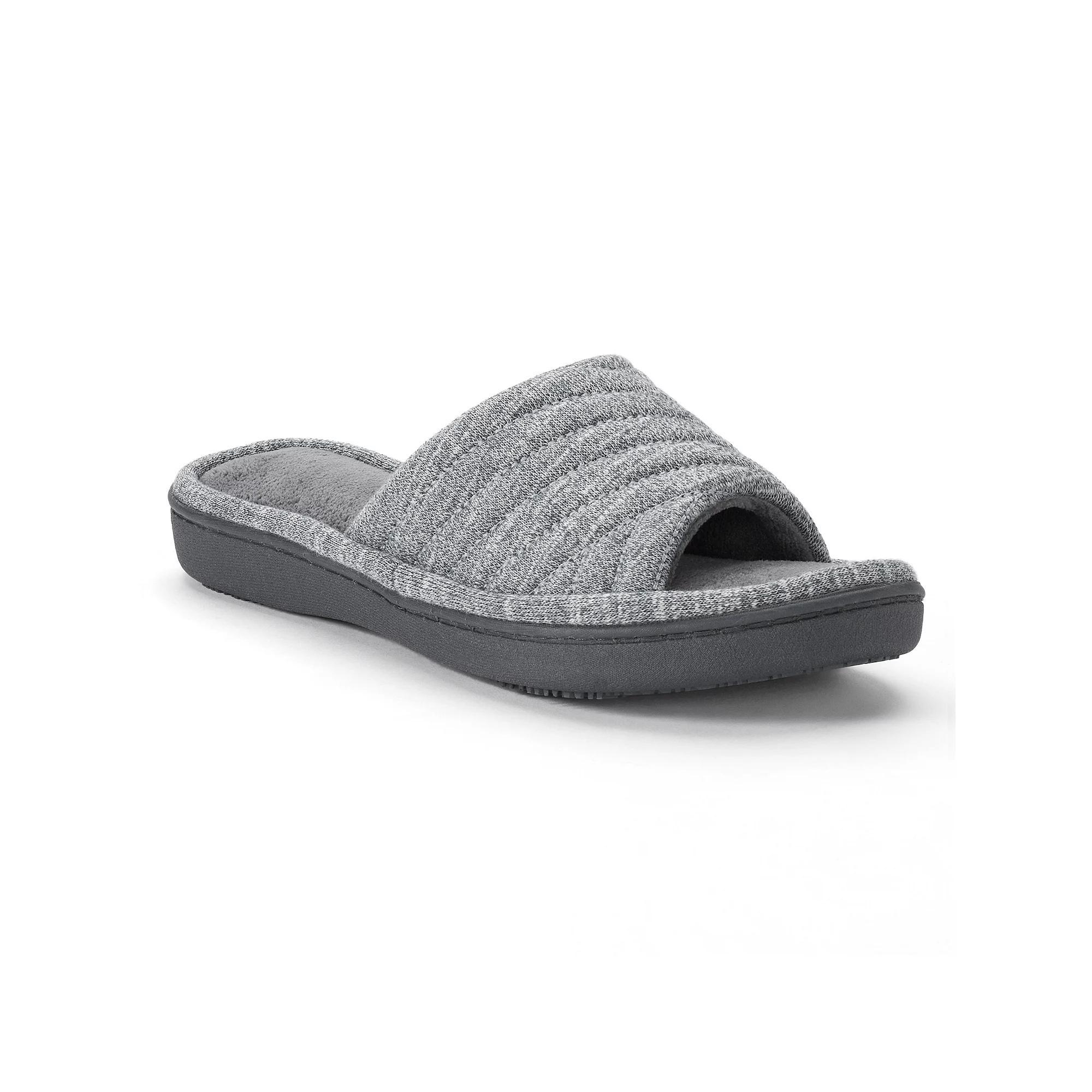isotoner Andrea Space Knit Womens Slide Slippers Product Image