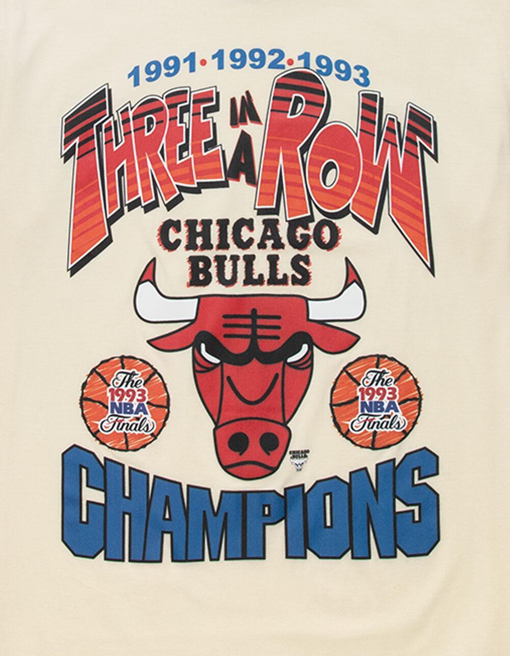 MITCHELL & NESS Three In A Row Mens Tee - CREAM Product Image