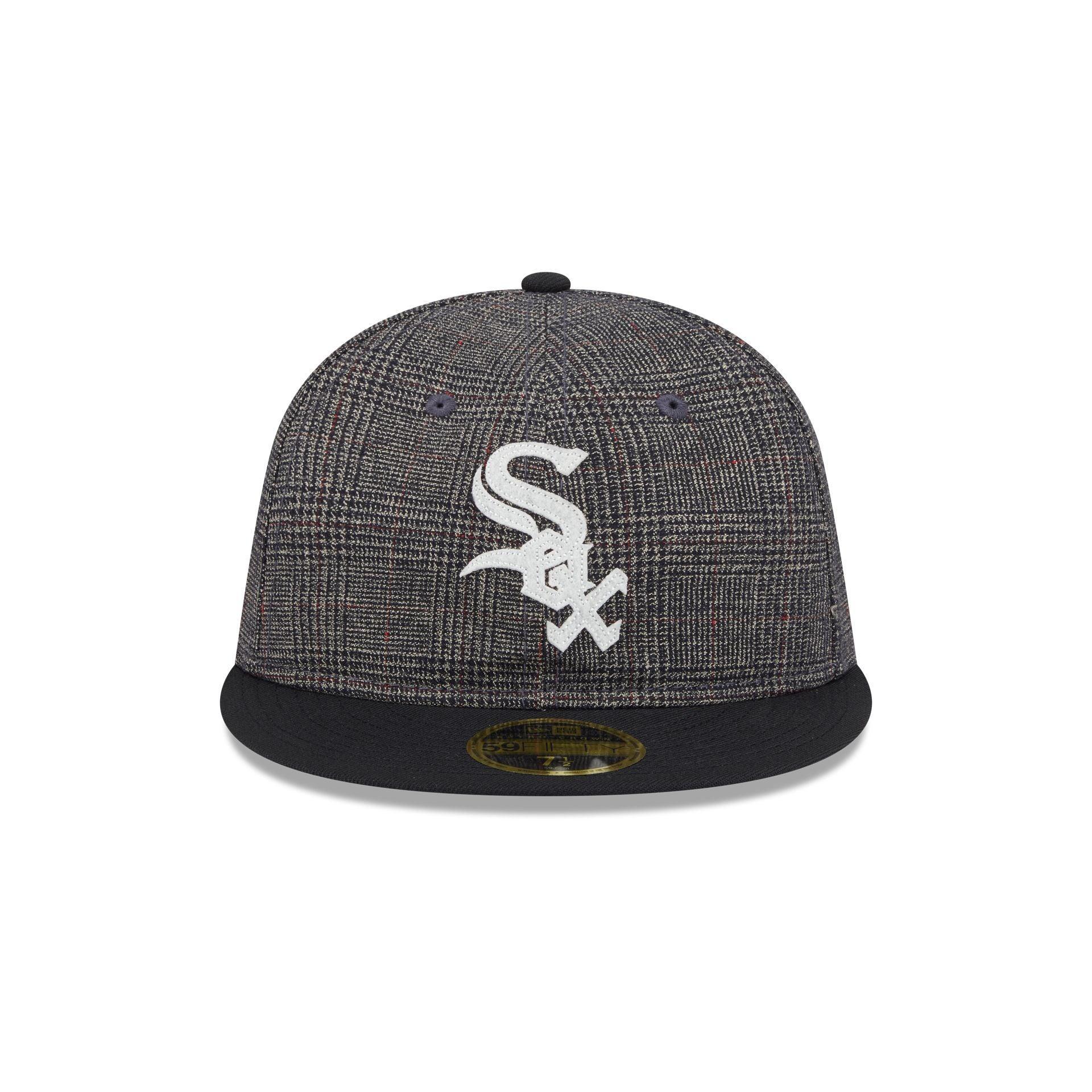 Chicago White Sox Plaid Retro Crown 59FIFTY Fitted Hat Male Product Image