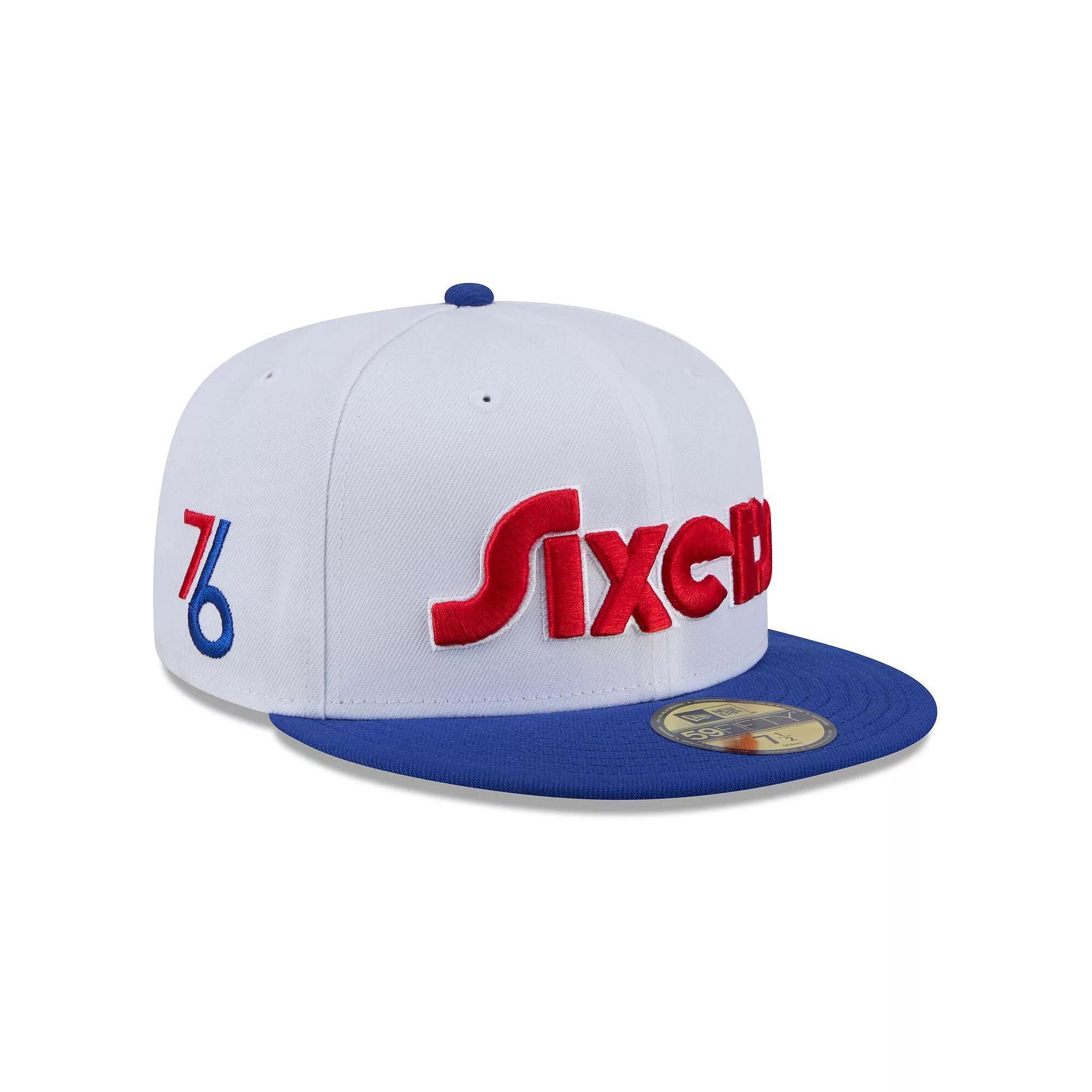 Men's New Era  White Philadelphia 76ers 2024/25 City Edition 59FIFTY Fitted Hat, 76r White Product Image