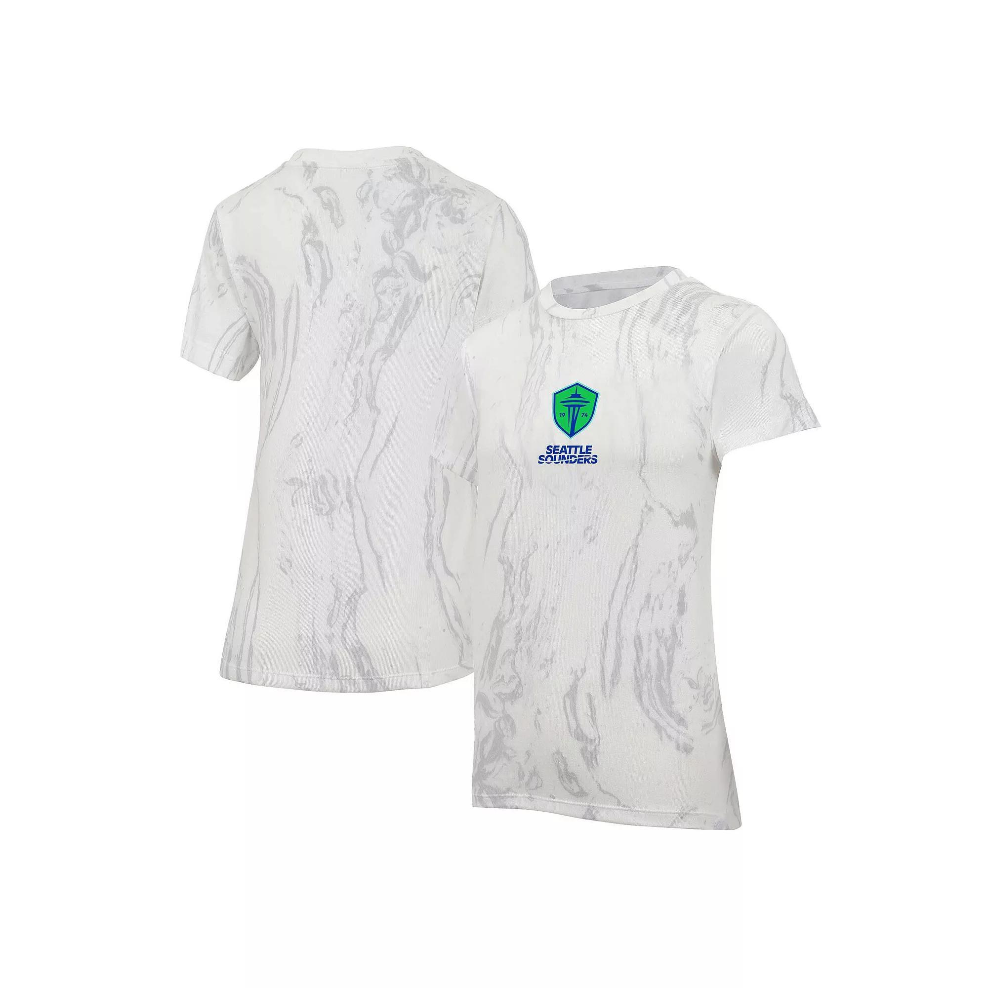 Women's Concepts Sport Cream Seattle Sounders FC Quartz T-Shirt, Size: Small, Beige Product Image