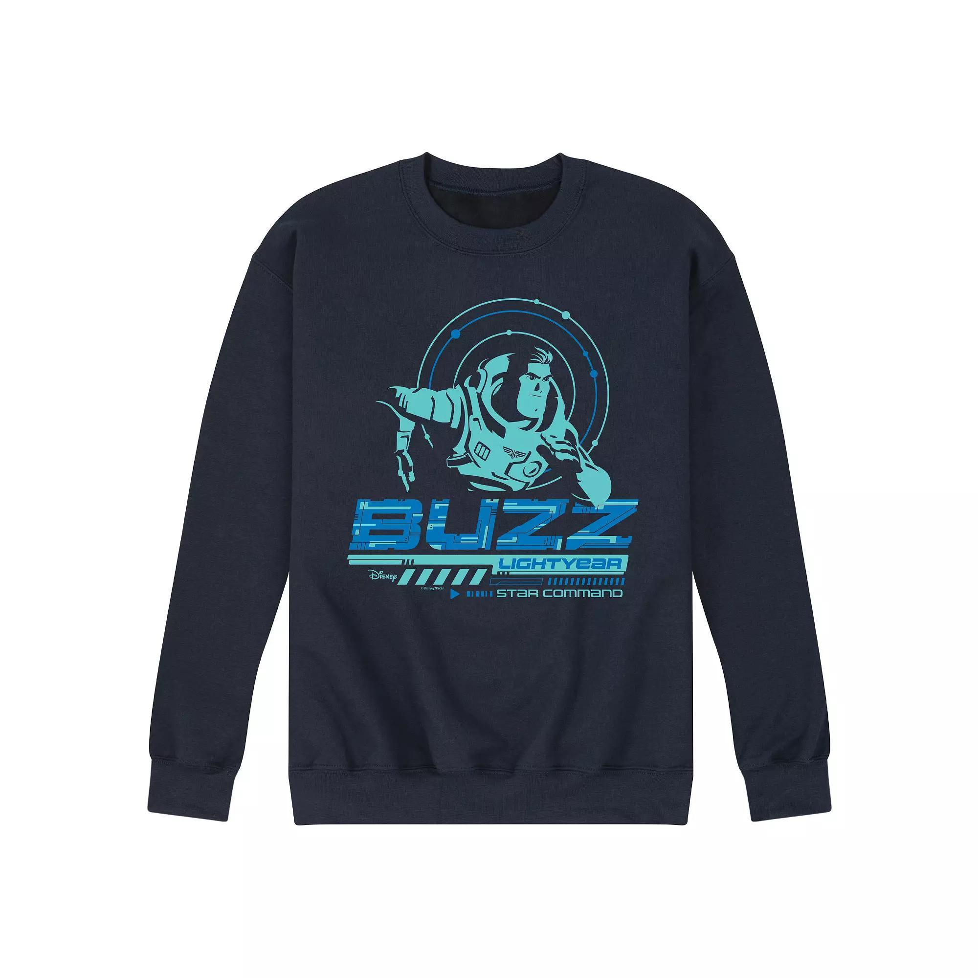 Mens School Of Rock Dewey Finn Pose Fleece Sweatshirt Blue Product Image