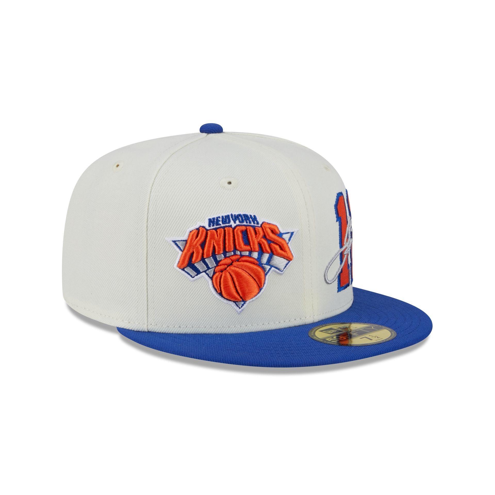 New York Knicks Jalen Brunson Chrome White 59FIFTY Fitted Hat Male Product Image