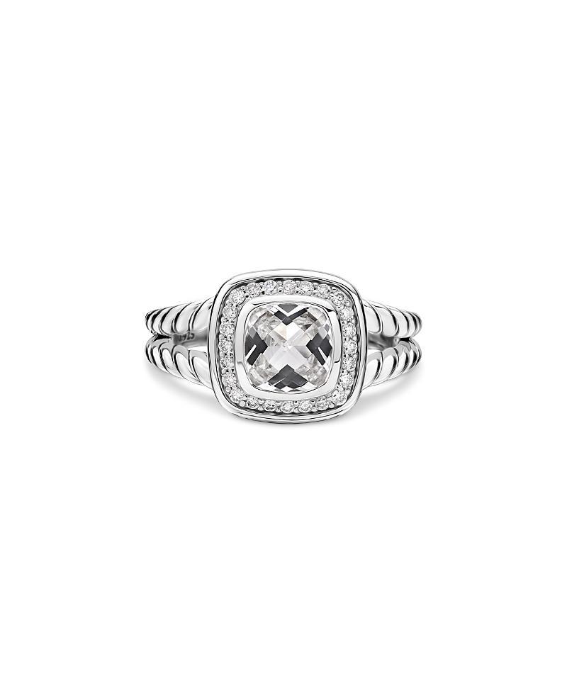 David Yurman Petite Albion Ring with White Topaz & Diamonds Product Image
