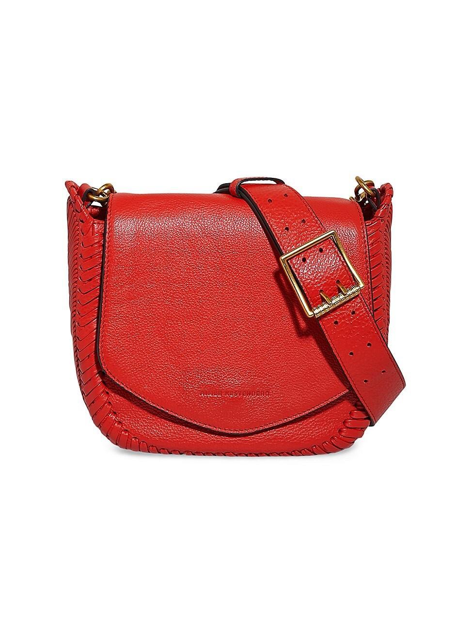 Womens All For Love Leather Saddle Crossbody Product Image