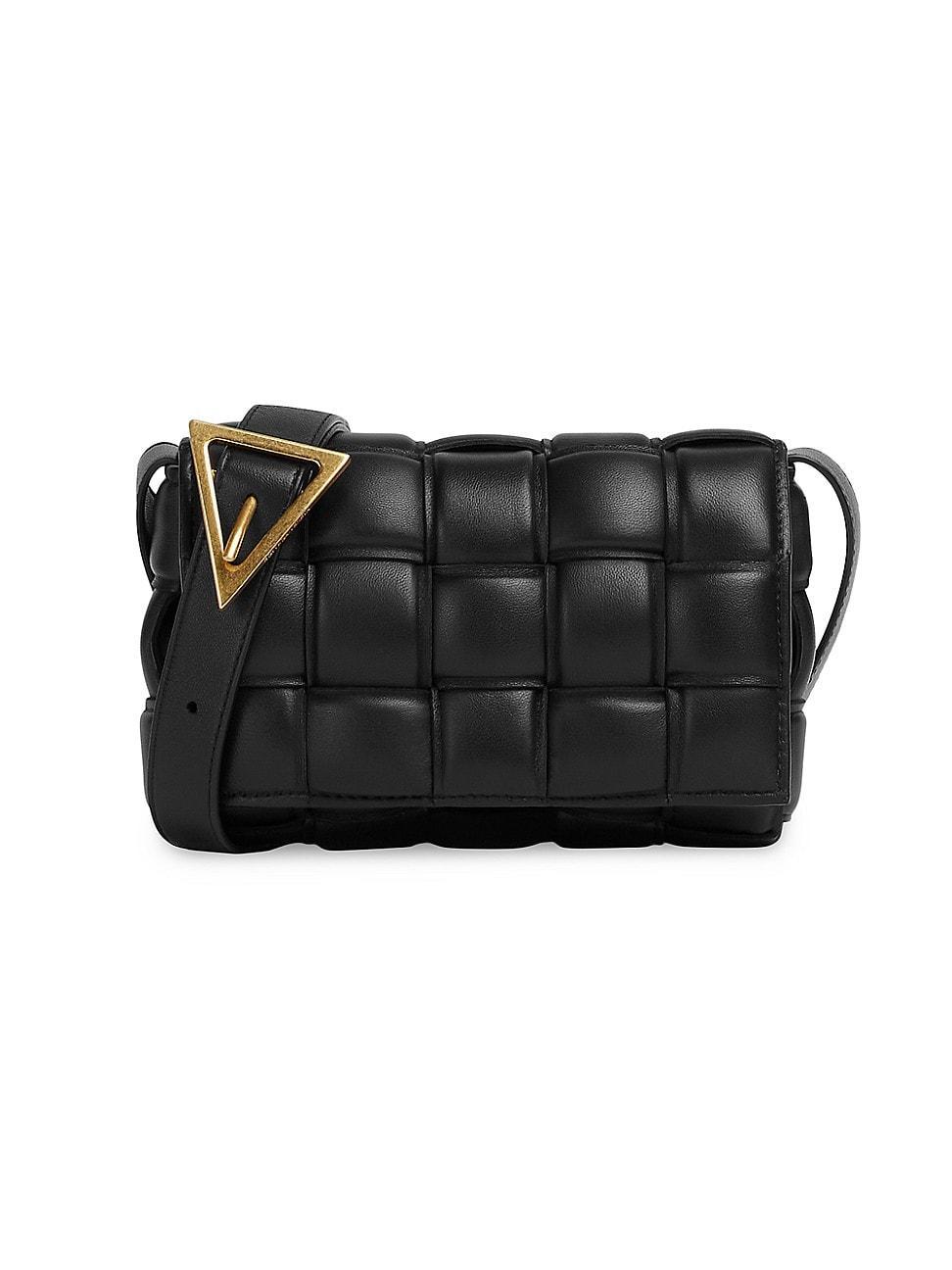 Womens The Cassette Padded Leather Crossbody Bag Product Image