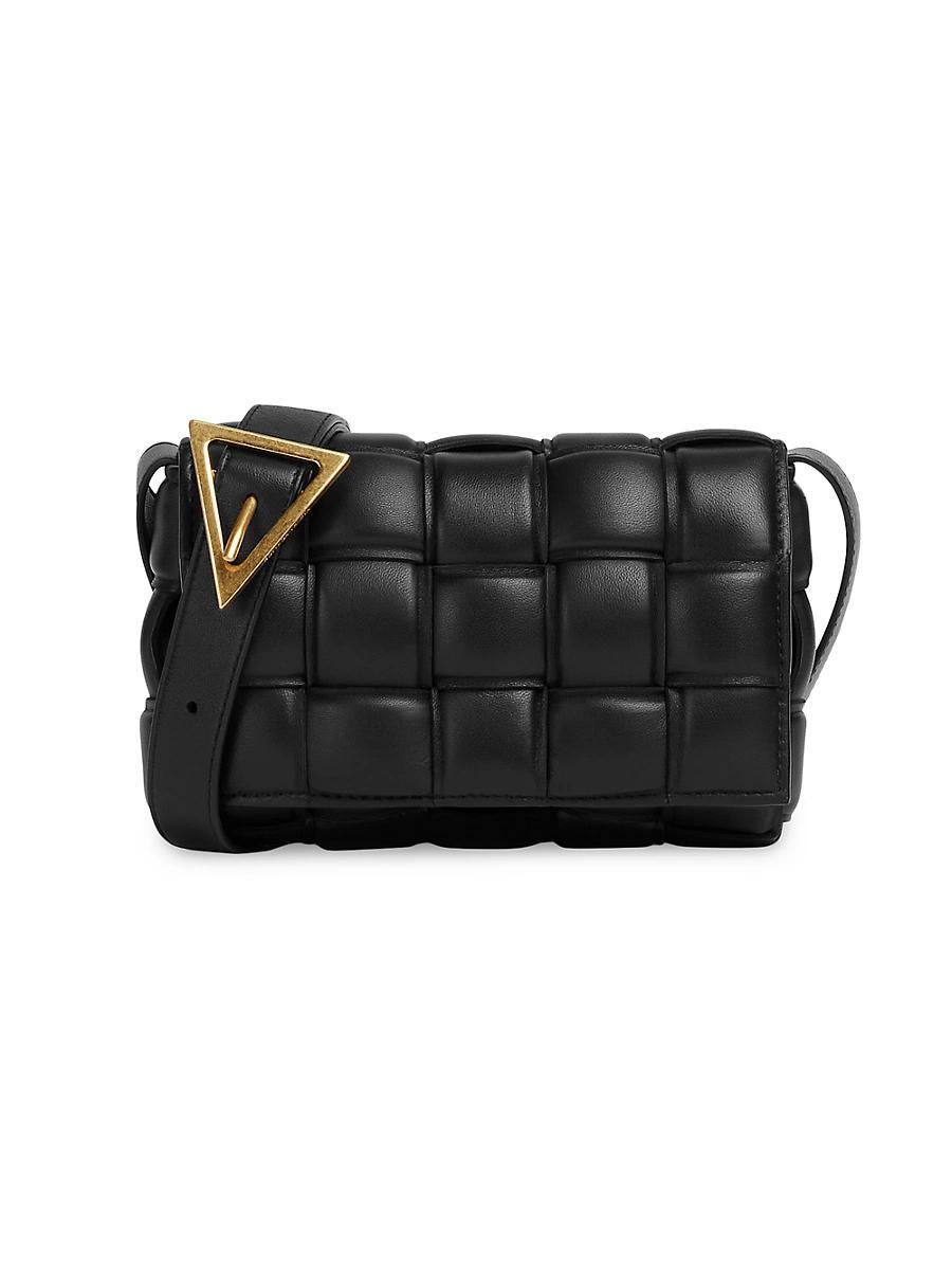 Womens The Cassette Padded Leather Crossbody Bag Product Image